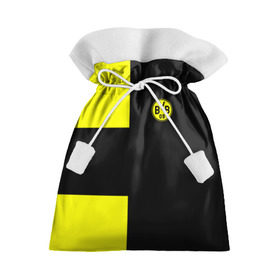 Подарочный 3D мешок с принтом FC Borussia Dortmund Black в Петрозаводске, 100% полиэстер | Размер: 29*39 см | боруссия | дортмунд