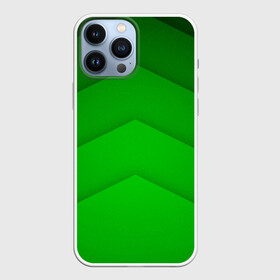 Чехол для iPhone 13 Pro Max с принтом GREEN STRIPES   ЗЕЛЁНЫЕ ПОЛОСЫ в Петрозаводске,  |  | абстракция | геометрия | зеленый | модные.мода | пирамиды | полосы.линии | тренды | треугольники | узоры