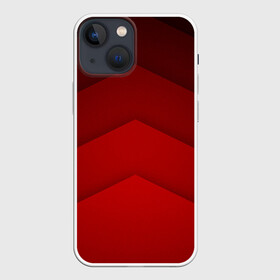 Чехол для iPhone 13 mini с принтом КРАСНЫЕ ПОЛОСЫ   RED STRIPES в Петрозаводске,  |  | абстракция | геометрия | красный | модные.мода | оттенки | пирамиды | полосы.линии | тренды | треугольники | узоры