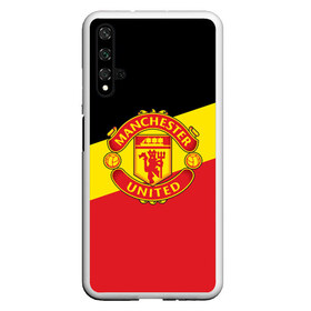 Чехол для Honor 20 с принтом Manchester United 2018 Colors в Петрозаводске, Силикон | Область печати: задняя сторона чехла, без боковых панелей | emirates | fc | manchester united | абстракция | геометрия | зож | клуб | линии | манчестер юнайтед | модные | мяч | россии | спорт | спортивные | стиль | тренды | утбол | футбольный клуб | экстрим | эмблема