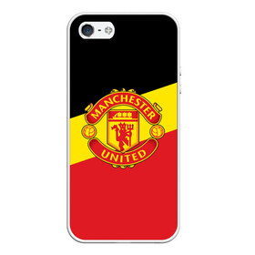 Чехол для iPhone 5/5S матовый с принтом Manchester United 2018 Colors в Петрозаводске, Силикон | Область печати: задняя сторона чехла, без боковых панелей | emirates | fc | manchester united | абстракция | геометрия | зож | клуб | линии | манчестер юнайтед | модные | мяч | россии | спорт | спортивные | стиль | тренды | утбол | футбольный клуб | экстрим | эмблема