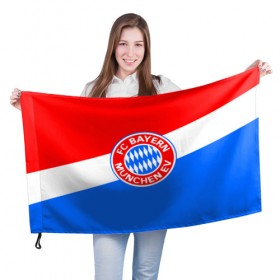 Флаг 3D с принтом FC Bayern 2018 Colors в Петрозаводске, 100% полиэстер | плотность ткани — 95 г/м2, размер — 67 х 109 см. Принт наносится с одной стороны | bayern | fly fc | бавария | спорт | футбольный клуб