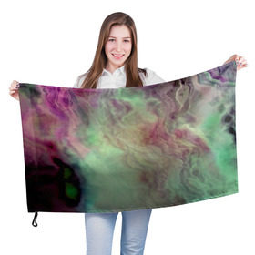 Флаг 3D с принтом Размытый космос в Петрозаводске, 100% полиэстер | плотность ткани — 95 г/м2, размер — 67 х 109 см. Принт наносится с одной стороны | абстракция | вселенная | звезды | земля | космос | плеяды | пространство | текстура