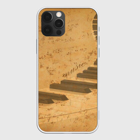 Чехол для iPhone 12 Pro Max с принтом Клавиши пианино в Петрозаводске, Силикон |  | для | до | клавиши | ля | мелодия | ми | музыка | музыканта | ноты | оркестр | пианино | подарок | ре | рояль | си | соль | стан | фа