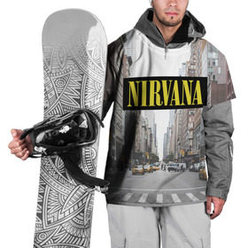 Накидка на куртку 3D с принтом Nirvana в Петрозаводске, 100% полиэстер |  | Тематика изображения на принте: nirvana