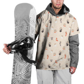Накидка на куртку 3D с принтом Дупло в Петрозаводске, 100% полиэстер |  | бобер | бобр | волк | делка | делочка | енот | зайка | заяц | лиса | скунс