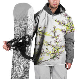 Накидка на куртку 3D с принтом Сакура в Петрозаводске, 100% полиэстер |  | Тематика изображения на принте: арт | краска | прикольные | сакура | тропики | цветные | цветок | цветы | япония