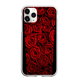 Чехол для iPhone 11 Pro Max матовый с принтом RED ROSES КРАСНЫЕ РОЗЫ в Петрозаводске, Силикон |  | букет | красный | лепестки | модные | полосы | природа | растения | розочки | розы | сад | тренды | цвет | цветы | черный