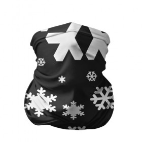 Бандана-труба 3D с принтом Снежинки в Петрозаводске, 100% полиэстер, ткань с особыми свойствами — Activecool | плотность 150‒180 г/м2; хорошо тянется, но сохраняет форму | christmas | new year | santa | дед мороз | елка | елочки | новогодний | новый год | рождество | сантаклаус | снег | снежинки