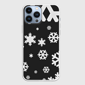 Чехол для iPhone 13 Pro Max с принтом Снежинки в Петрозаводске,  |  | christmas | new year | santa | дед мороз | елка | елочки | новогодний | новый год | рождество | сантаклаус | снег | снежинки