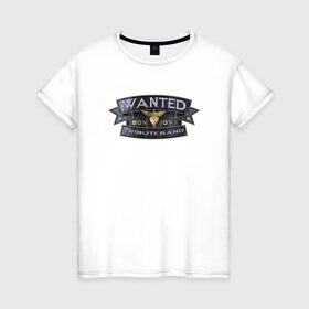 Женская футболка хлопок с принтом Wanted Bon Jovi в Петрозаводске, 100% хлопок | прямой крой, круглый вырез горловины, длина до линии бедер, слегка спущенное плечо | 