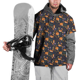 Накидка на куртку 3D с принтом Лисоньки в Петрозаводске, 100% полиэстер |  | Тематика изображения на принте: cute | forest | fox | грибы | лес | лиса | лисица | лисичка | листья | сказочный
