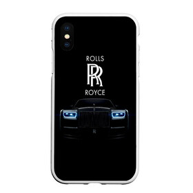 Чехол для iPhone XS Max матовый с принтом Rolls Royce phantom в Петрозаводске, Силикон | Область печати: задняя сторона чехла, без боковых панелей | Тематика изображения на принте: luxury | phantom | rich | rolls royce | rr | авто | автомобили | бренд | известные | логотип | машина | надписи | огни | ролс ройс | роскошь | тень | фары | черный