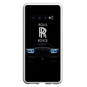 Чехол для Samsung Galaxy S10 с принтом Rolls Royce phantom в Петрозаводске, Силикон | Область печати: задняя сторона чехла, без боковых панелей | luxury | phantom | rich | rolls royce | rr | авто | автомобили | бренд | известные | логотип | машина | надписи | огни | ролс ройс | роскошь | тень | фары | черный