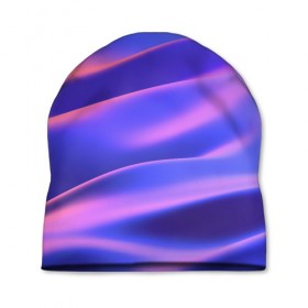 Шапка 3D с принтом Water Colors в Петрозаводске, 100% полиэстер | универсальный размер, печать по всей поверхности изделия | абстракция | вода.цветные | волны | краски | море | радужные | розовый | синий | фиолетовый | цвет | цвета | яркие