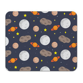 Коврик прямоугольный с принтом Луна в Петрозаводске, натуральный каучук | размер 230 х 185 мм; запечатка лицевой стороны | Тематика изображения на принте: астероид | луна | метеорит | планета | сатурн | юпитер