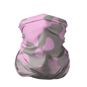 Бандана-труба 3D с принтом Камуфляж пурпурно-розовый Up в Петрозаводске, 100% полиэстер, ткань с особыми свойствами — Activecool | плотность 150‒180 г/м2; хорошо тянется, но сохраняет форму | 