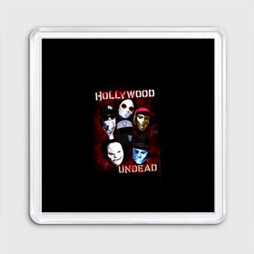 Магнит 55*55 с принтом Группа Hollywood Undead в Петрозаводске, Пластик | Размер: 65*65 мм; Размер печати: 55*55 мм | charlie scene | danny | funny man | hollywood | j dog | johnny 3 tears | undead | альтернативный | андед | голивуд | голливудская | группа | кранккор | метал | нежить | ню | реп | рок | рэп | рэпкор