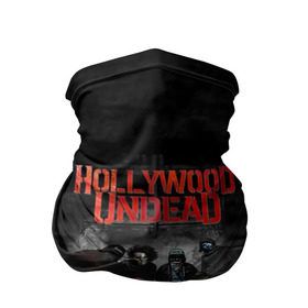 Бандана-труба 3D с принтом Группа Hollywood Undead в Петрозаводске, 100% полиэстер, ткань с особыми свойствами — Activecool | плотность 150‒180 г/м2; хорошо тянется, но сохраняет форму | 