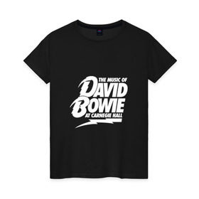 Женская футболка хлопок с принтом David Bowie в Петрозаводске, 100% хлопок | прямой крой, круглый вырез горловины, длина до линии бедер, слегка спущенное плечо | bowie | david | альтернативный | арт | боуи | глэм | джаз | дэвид | музыка | музыкант | певец | поп | попрок | психоделический | рок | соул | хард | хардрок | экспериментальный | электронная | эмбиент