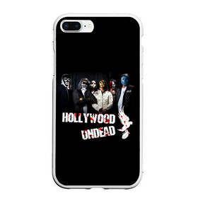 Чехол для iPhone 7Plus/8 Plus матовый с принтом Группа Hollywood Undead в Петрозаводске, Силикон | Область печати: задняя сторона чехла, без боковых панелей | charlie scene | danny | funny man | hollywood | j dog | johnny 3 tears | undead | альтернативный | андед | голивуд | голливудская | группа | кранккор | метал | нежить | ню | реп | рок | рэп | рэпкор