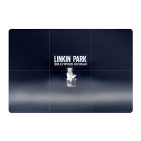 Магнитный плакат 3Х2 с принтом Linkin Park и Hollywood Undead в Петрозаводске, Полимерный материал с магнитным слоем | 6 деталей размером 9*9 см | 