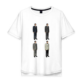 Мужская футболка хлопок Oversize с принтом Арчер 5 в Петрозаводске, 100% хлопок | свободный крой, круглый ворот, “спинка” длиннее передней части | Тематика изображения на принте: 