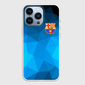 Чехол для iPhone 13 Pro с принтом FC Barcelona polygon 2018 в Петрозаводске,  |  | fc barcelona | мяч | спорт | футбол | чеппионат 