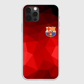 Чехол для iPhone 12 Pro Max с принтом FC Barcelona red polygon 2018 в Петрозаводске, Силикон |  | fc barcelona | мяч | спорт | футбол | чеппионат