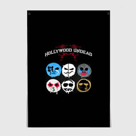 Постер с принтом Hollywood Undead маски в Петрозаводске, 100% бумага
 | бумага, плотность 150 мг. Матовая, но за счет высокого коэффициента гладкости имеет небольшой блеск и дает на свету блики, но в отличии от глянцевой бумаги не покрыта лаком | charlie scene | danny | funny man | hollywood | j dog | johnny 3 tears | undead | альтернативный | андед | голивуд | голливудская | группа | кранккор | метал | нежить | ню | реп | рок | рэп | рэпкор