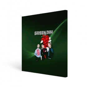 Холст квадратный с принтом Группа Green Day в Петрозаводске, 100% ПВХ |  | american idiot | green day | альтернативный | билли джо армстронг | грин дей | группа | зелёный день | майк дёрнт | музыка | надпись | панк | поп | поппанк | рок | тре кул