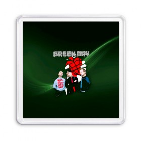 Магнит 55*55 с принтом Группа Green Day в Петрозаводске, Пластик | Размер: 65*65 мм; Размер печати: 55*55 мм | american idiot | green day | альтернативный | билли джо армстронг | грин дей | группа | зелёный день | майк дёрнт | музыка | надпись | панк | поп | поппанк | рок | тре кул
