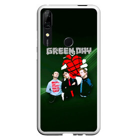 Чехол для Honor P Smart Z с принтом Группа Green Day в Петрозаводске, Силикон | Область печати: задняя сторона чехла, без боковых панелей | american idiot | green day | альтернативный | билли джо армстронг | грин дей | группа | зелёный день | майк дёрнт | музыка | надпись | панк | поп | поппанк | рок | тре кул