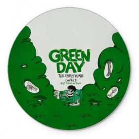 Коврик круглый с принтом Монстр Green Day в Петрозаводске, резина и полиэстер | круглая форма, изображение наносится на всю лицевую часть | american idiot | green day | альтернативный | билли джо армстронг | грин дей | группа | зелёный день | майк дёрнт | музыка | надпись | панк | поп | поппанк | рок | тре кул