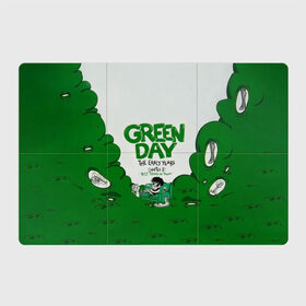 Магнитный плакат 3Х2 с принтом Монстр Green Day в Петрозаводске, Полимерный материал с магнитным слоем | 6 деталей размером 9*9 см | Тематика изображения на принте: american idiot | green day | альтернативный | билли джо армстронг | грин дей | группа | зелёный день | майк дёрнт | музыка | надпись | панк | поп | поппанк | рок | тре кул