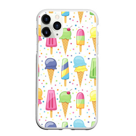 Чехол для iPhone 11 Pro Max матовый с принтом мороженное в Петрозаводске, Силикон |  | dessert | food | ice cream | sweets | десерт | еда | мороженное | сладости