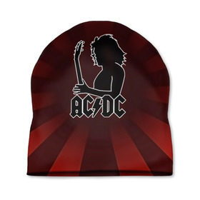 Шапка 3D с принтом Солист AC/DC в Петрозаводске, 100% полиэстер | универсальный размер, печать по всей поверхности изделия | ac dc | acdc | австралийская | альбом | ангус янг | блюз рок | гитара | головы | группа | крис слэйд | музыканты | надпись | певцы | рок | рок н ролл | стиви янг | хард рок | эксл роуз