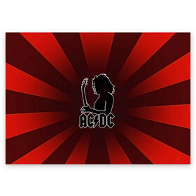 Поздравительная открытка с принтом Солист AC/DC в Петрозаводске, 100% бумага | плотность бумаги 280 г/м2, матовая, на обратной стороне линовка и место для марки
 | Тематика изображения на принте: ac dc | acdc | австралийская | альбом | ангус янг | блюз рок | гитара | головы | группа | крис слэйд | музыканты | надпись | певцы | рок | рок н ролл | стиви янг | хард рок | эксл роуз