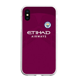 Чехол для iPhone XS Max матовый с принтом Манчестер Сити Форма Away 2018 в Петрозаводске, Силикон | Область печати: задняя сторона чехла, без боковых панелей | Тематика изображения на принте: citi | city | cyty | manchester | siti | sity | англия | болельщик | горожане | гостевая | манчестер | сити | фанат | футбольная форма