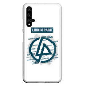 Чехол для Honor 20 с принтом Слова песен Linkin Park в Петрозаводске, Силикон | Область печати: задняя сторона чехла, без боковых панелей | bennington | chester | linkin park | альтернативный метал | альтернативный рок | беннингтон | группа | линкин парк | музыкант | ню метал | певец | рок | рэп | рэп рок | честер | электроник рок