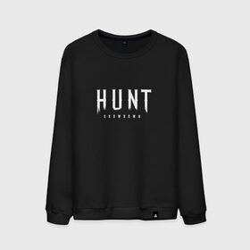 Мужской свитшот хлопок с принтом Hunt: Showdown White Logo в Петрозаводске, 100% хлопок |  | crytek | game | hunt | hunt: showdown | hunter | monsters | showdown | игра | крайтек | охота | столкновение