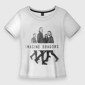 Женская футболка 3D Slim с принтом Группа Imagine Dragons в Петрозаводске,  |  | Тематика изображения на принте: dragons | imagine | альтернативный | американская | бэн макки | группа | драгонс | дэн платцман | дэн рейнольдс | имеджин | инди | индирок | поп | рок | уэйн сермон | электроник