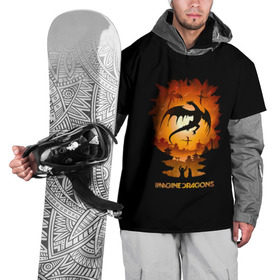 Накидка на куртку 3D с принтом Драконы Imagine Dragons в Петрозаводске, 100% полиэстер |  | dragons | imagine | альтернативный | американская | бэн макки | группа | драгонс | дэн платцман | дэн рейнольдс | имеджин | инди | индирок | рок | уэйн сермон