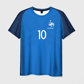 Мужская футболка 3D с принтом Benzema 17-18 в Петрозаводске, 100% полиэфир | прямой крой, круглый вырез горловины, длина до линии бедер | benzema | confederation | cup | euro | france | karim | world | бензема | европы | карим | конфедераций | кубок | мира | франция | чемпионат