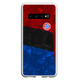 Чехол для Samsung Galaxy S10 с принтом FC Bayern 2018 Abstract colors в Петрозаводске, Силикон | Область печати: задняя сторона чехла, без боковых панелей | Тематика изображения на принте: bayern | fc | абстракция | бавария | геометрия | спорт | футбольный клуб