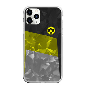 Чехол для iPhone 11 Pro Max матовый с принтом Borussia Dortmund 2018 в Петрозаводске, Силикон |  | боруссия | дортмунд