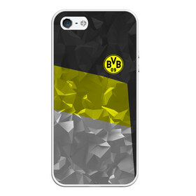 Чехол для iPhone 5/5S матовый с принтом Borussia Dortmund 2018 в Петрозаводске, Силикон | Область печати: задняя сторона чехла, без боковых панелей | боруссия | дортмунд