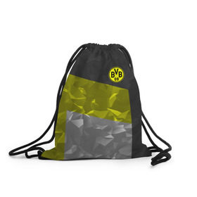 Рюкзак-мешок 3D с принтом Borussia Dortmund 2018 в Петрозаводске, 100% полиэстер | плотность ткани — 200 г/м2, размер — 35 х 45 см; лямки — толстые шнурки, застежка на шнуровке, без карманов и подкладки | боруссия | дортмунд