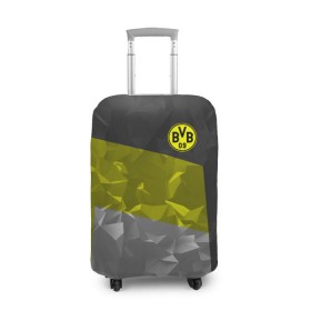 Чехол для чемодана 3D с принтом Borussia Dortmund 2018 в Петрозаводске, 86% полиэфир, 14% спандекс | двустороннее нанесение принта, прорези для ручек и колес | боруссия | дортмунд