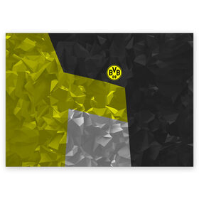 Поздравительная открытка с принтом Borussia Dortmund 2018 в Петрозаводске, 100% бумага | плотность бумаги 280 г/м2, матовая, на обратной стороне линовка и место для марки
 | боруссия | дортмунд